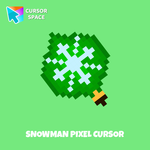 Snowman Pixel cursor