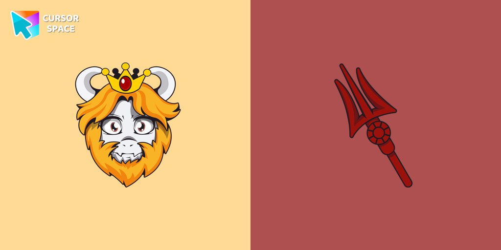 Undertale Asgore Dreemurr cursor